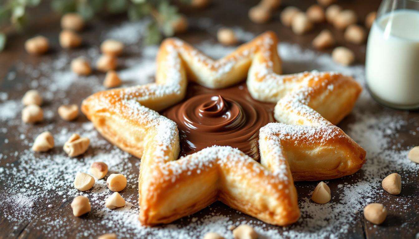 Stella di sfoglia alla Nutella: Facile, Velocissima e dall'Effetto Wow